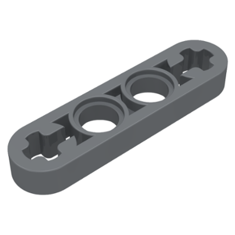 Technic, Hefbalk Dun 1x4 Dark Bluish Gray